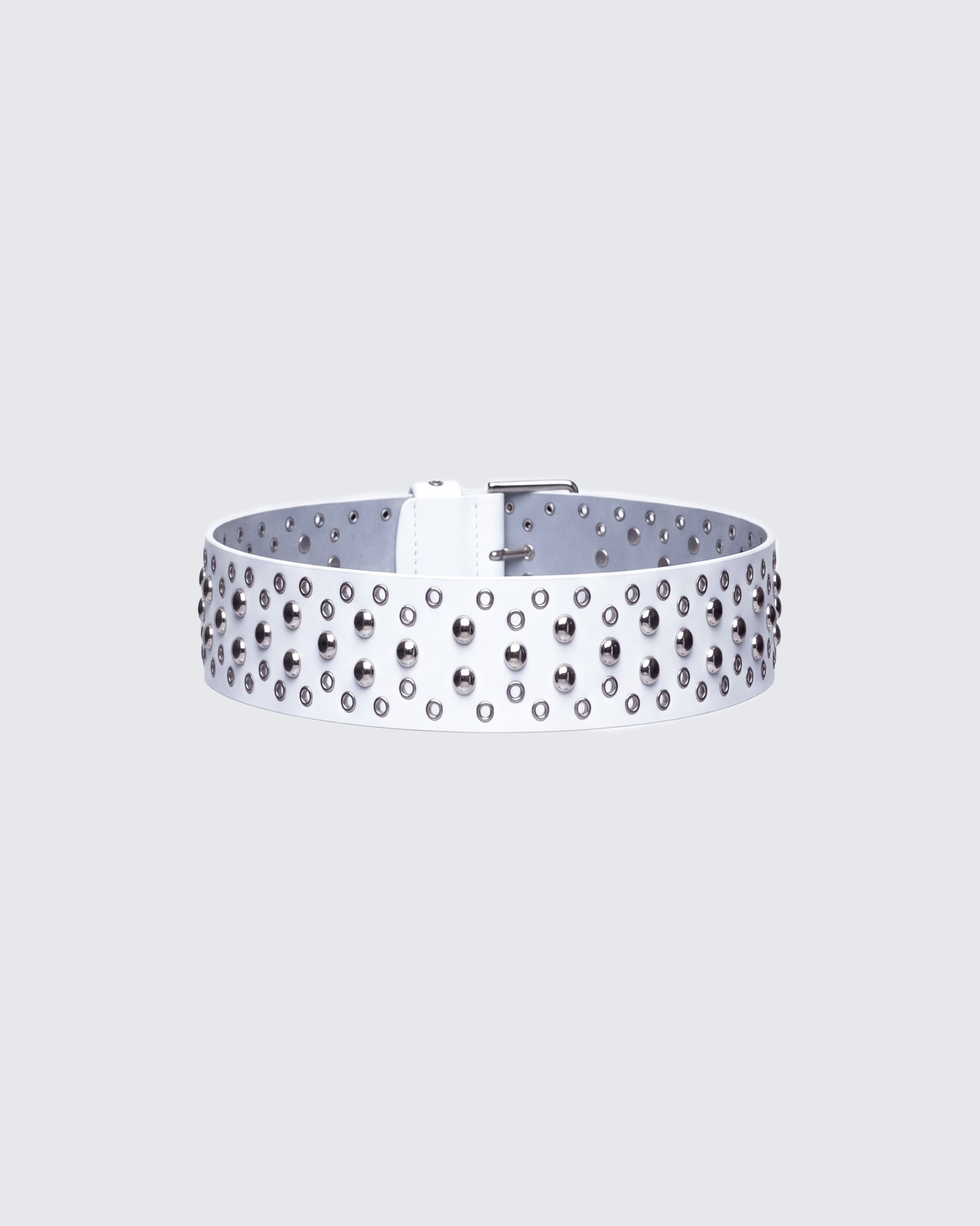 Finesse Quen Real Leather Studded Hip Belt