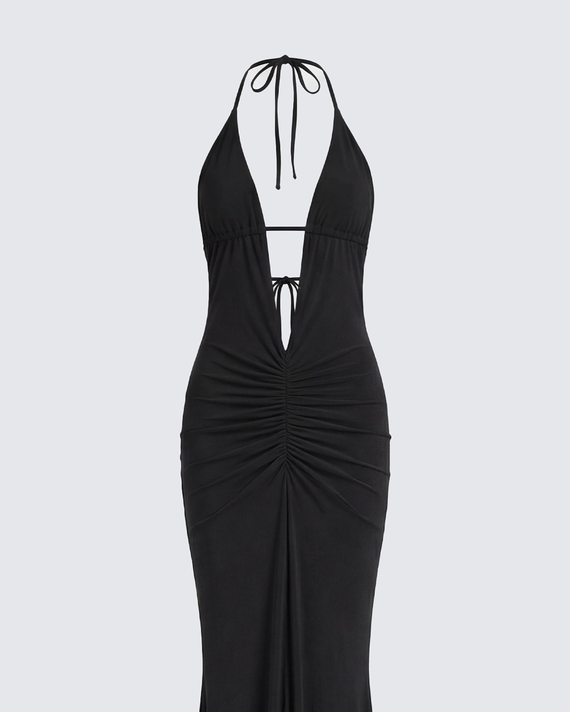 Finesse Ravie Halterneck Maxi Dress