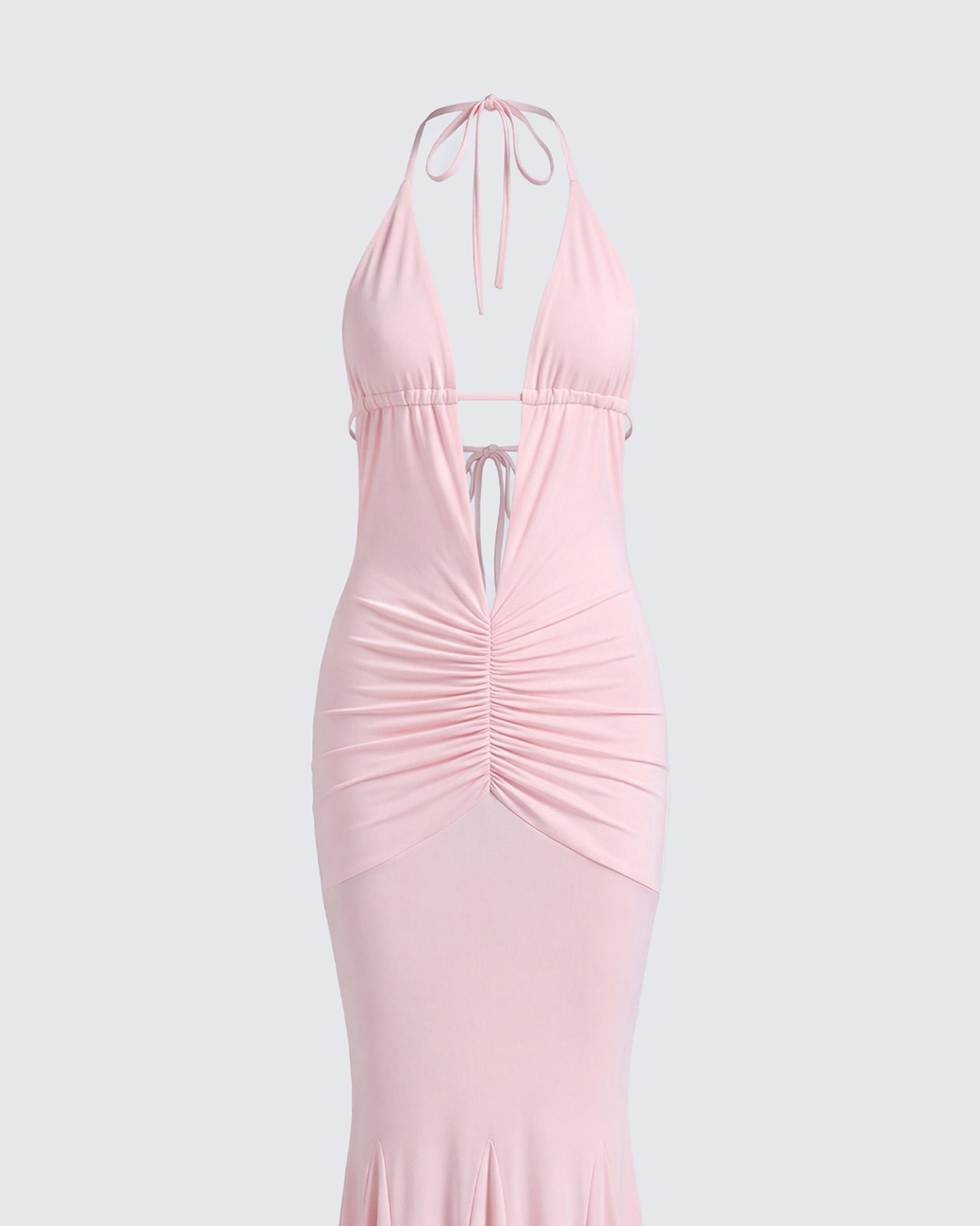 Finesse Ravie Halterneck Maxi Dress