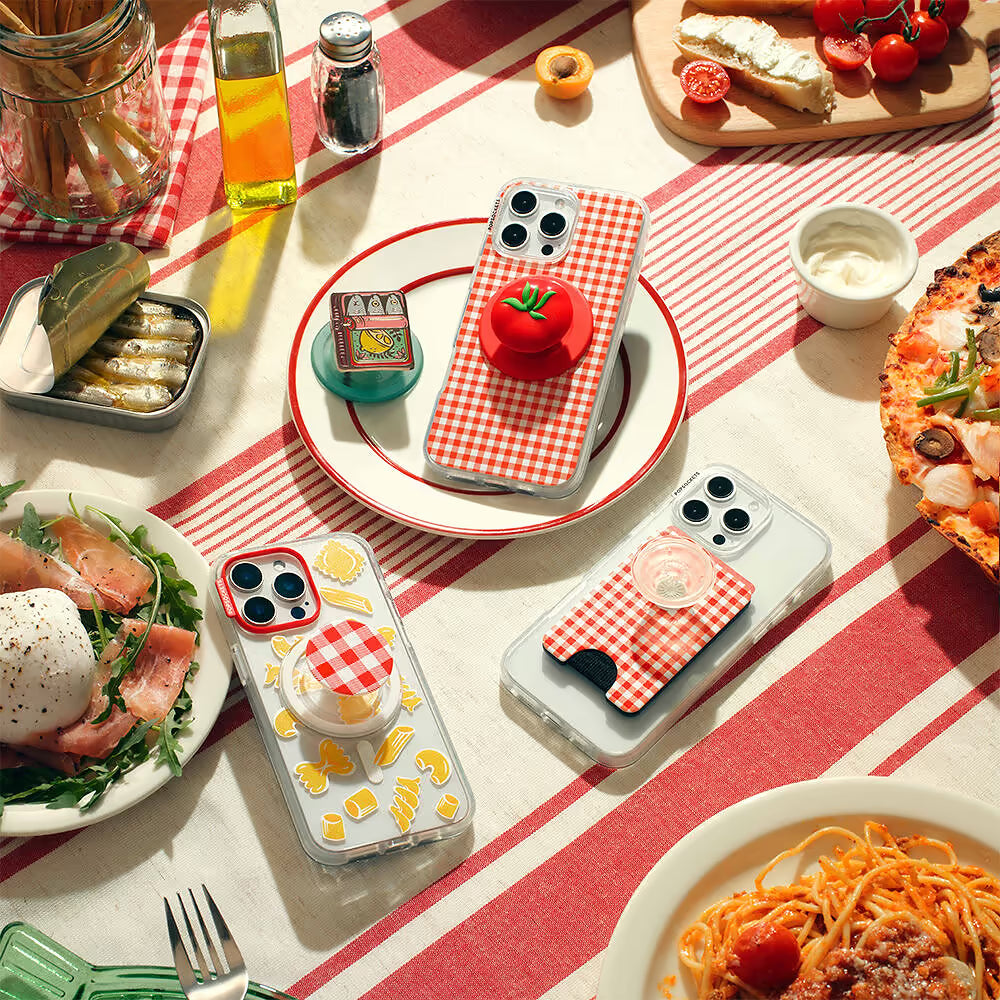 PopSockets Red Gingham - MagSafe PopGrip