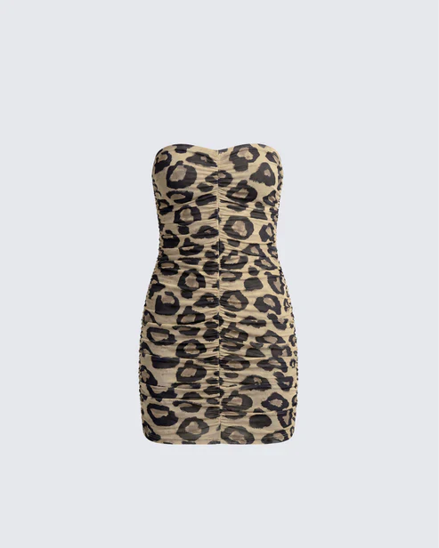 Finesse Roxy Multi Gathered Bandeau Dress