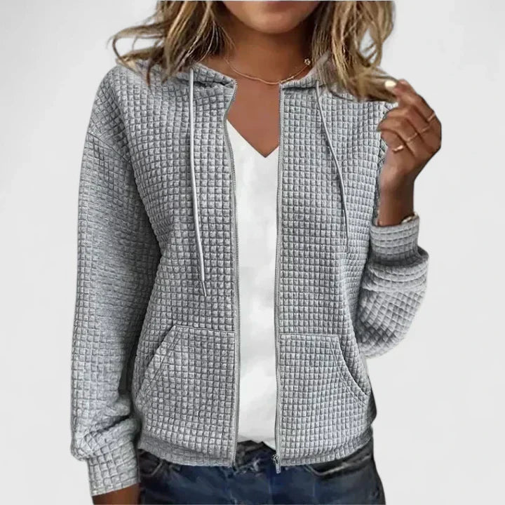 Nabalu Women’s Zip-Up Jacket – Hooded Long Sleeve Outerwear