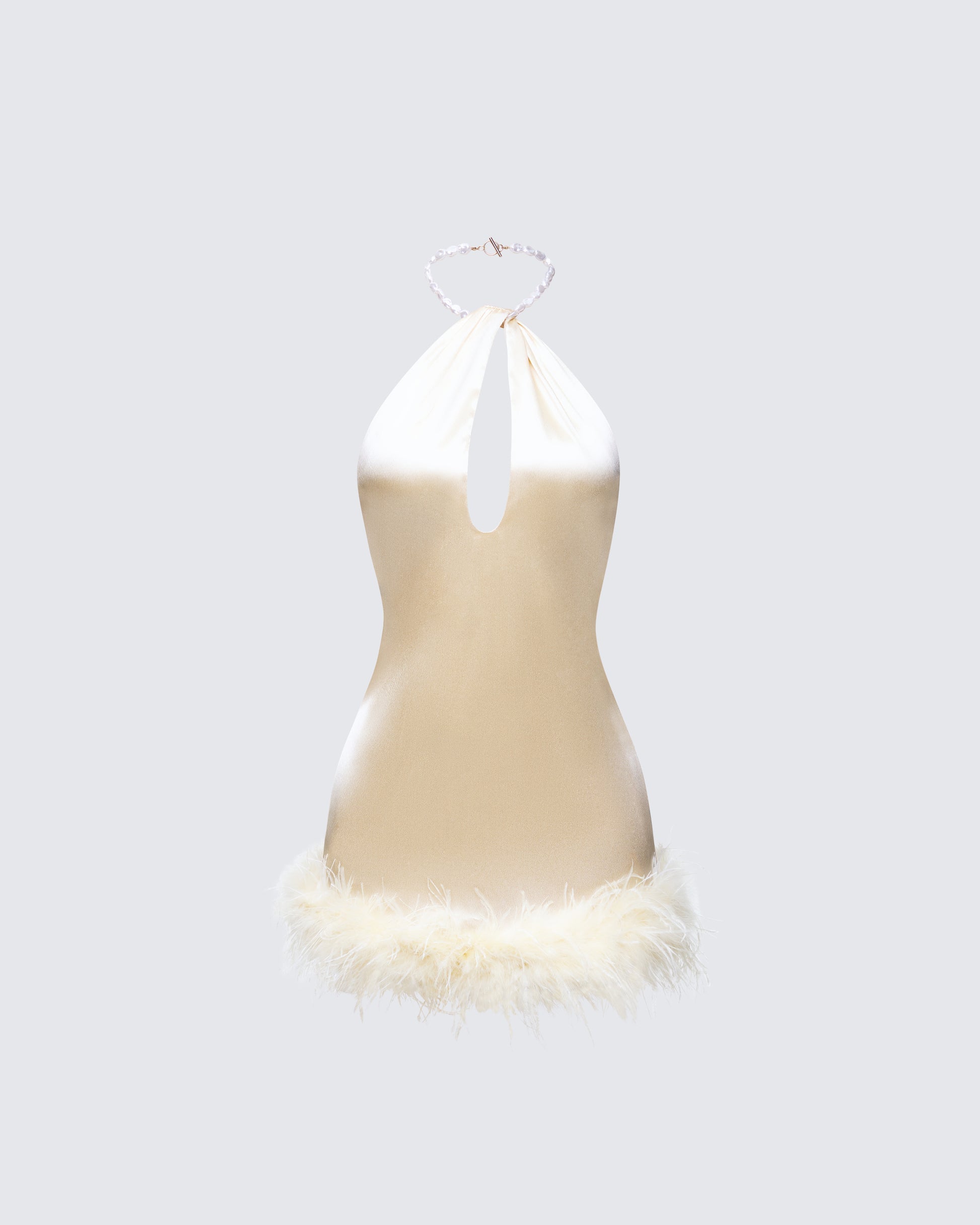 Savannah Feather Mini Dress