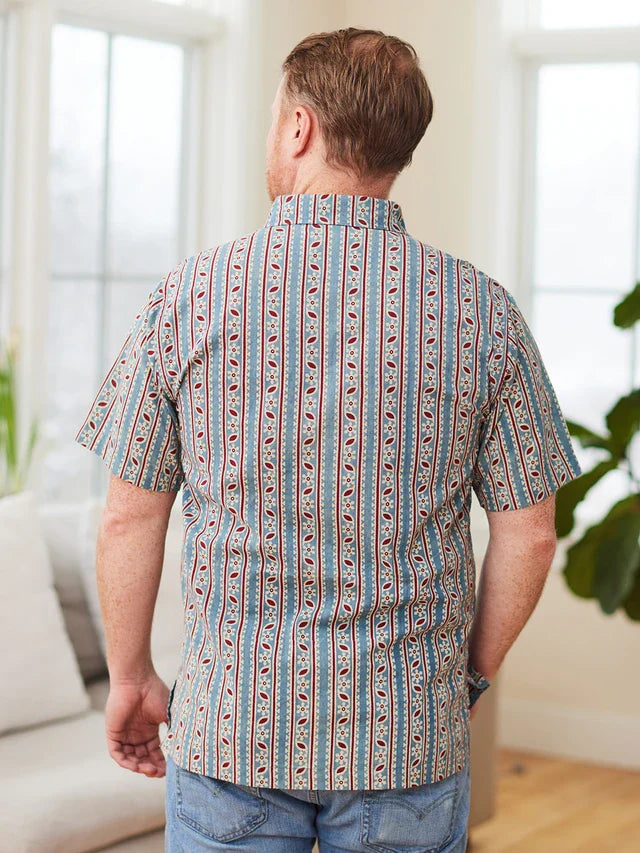 April Cornell Pale Blue Colored Eyes Shirt