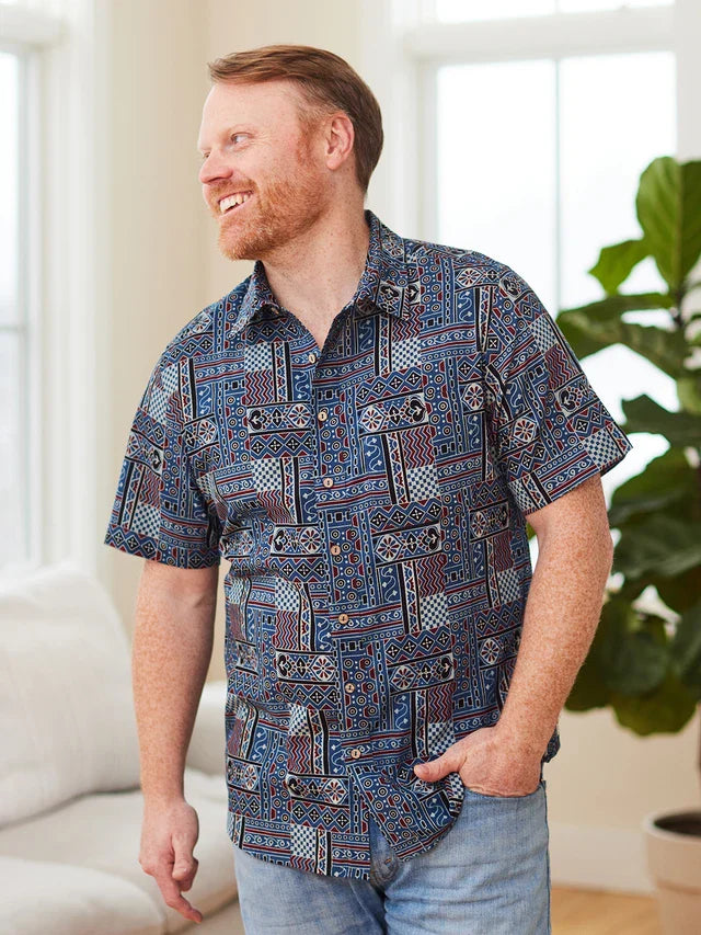 April Cornell Indigo Underground Shirt