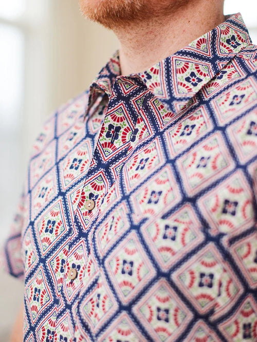 April Cornell Diamonds Shirt