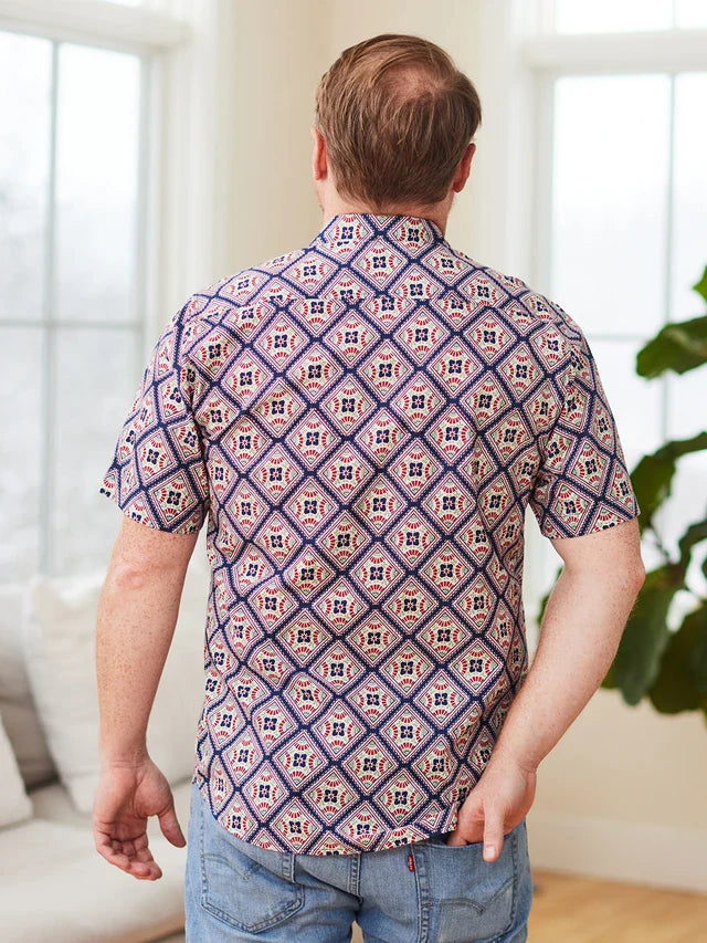 April Cornell Diamonds Shirt