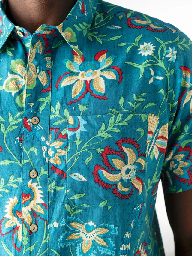 April Cornell Honolulu Shirt - Teal