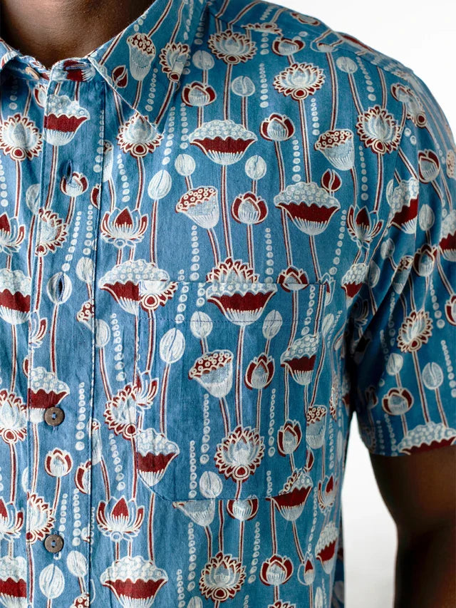 April Cornell Rise Up Shirt - Indigo