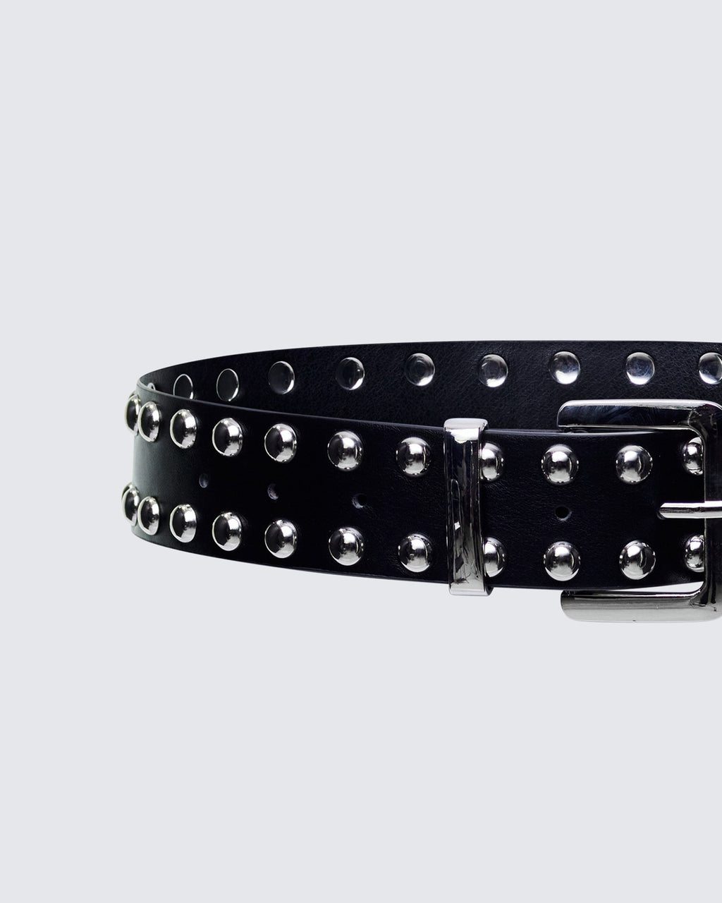 Finesse Sisay Black Studded Jeans Belt