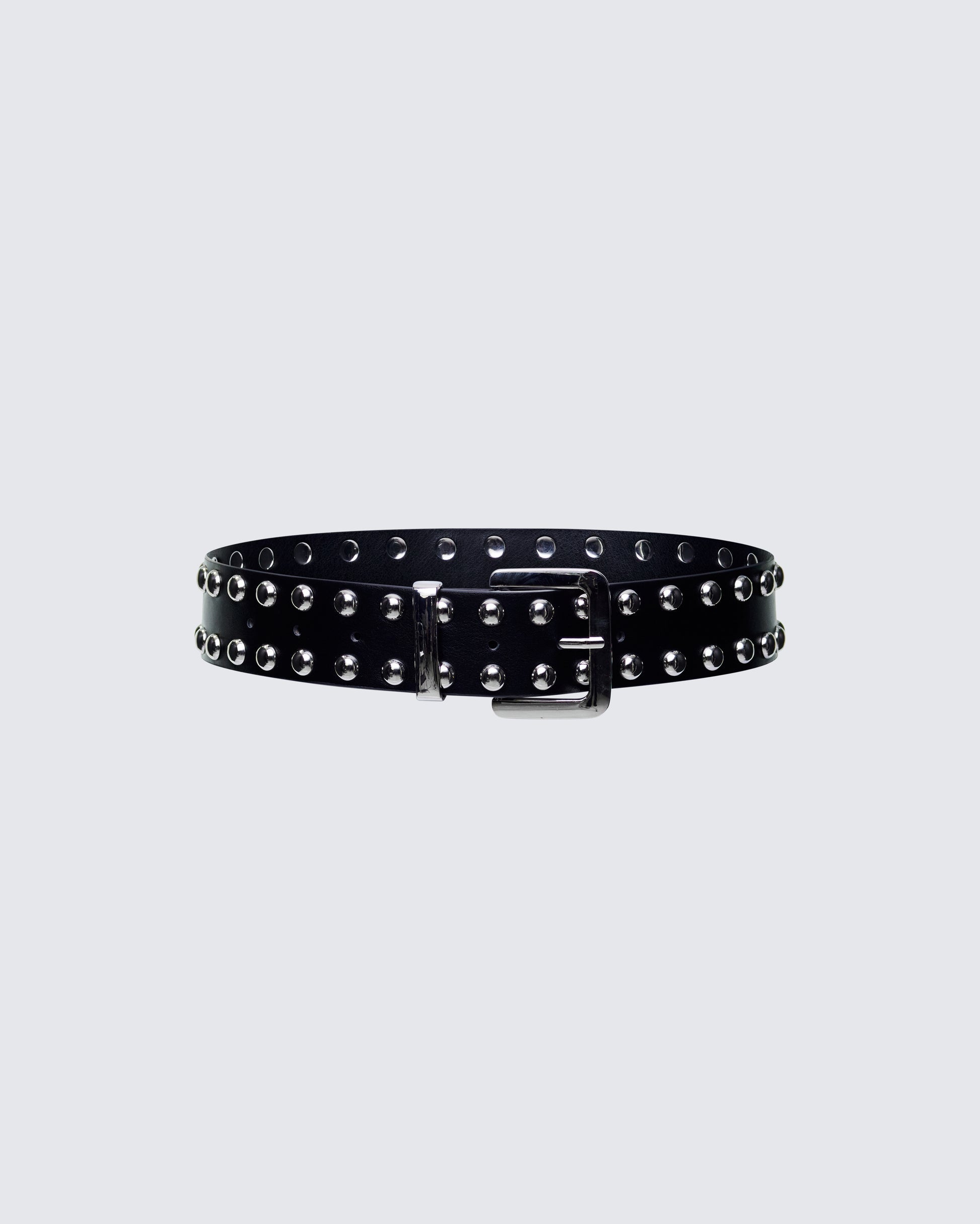 Finesse Sisay Black Studded Jeans Belt
