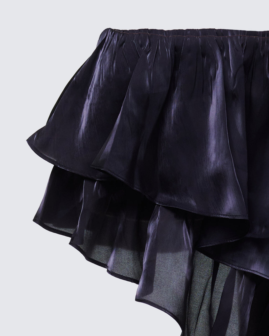 Finesse Skipper Ruffle Asymmetrical Skirt