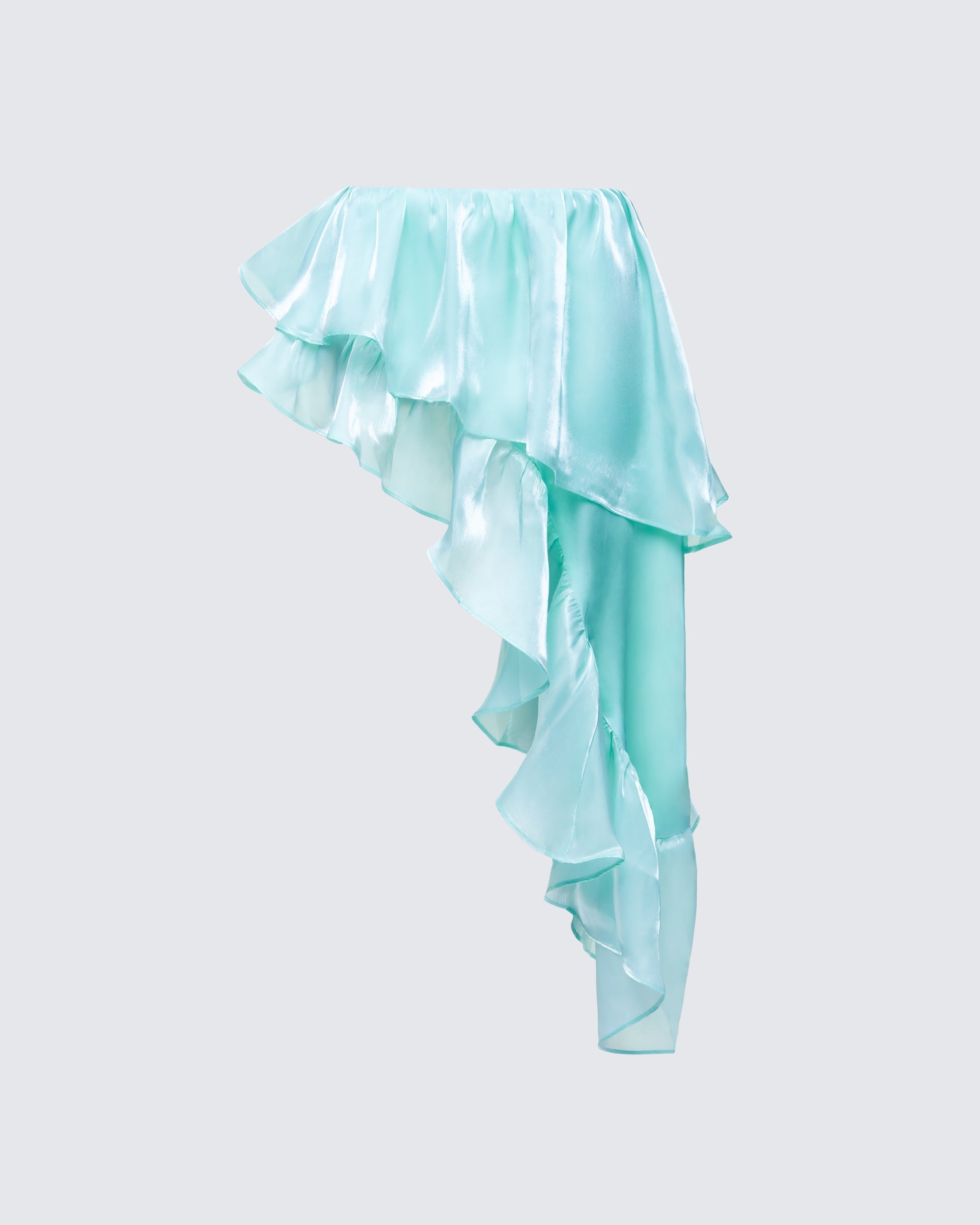 Finesse Skipper Ruffle Asymmetrical Skirt