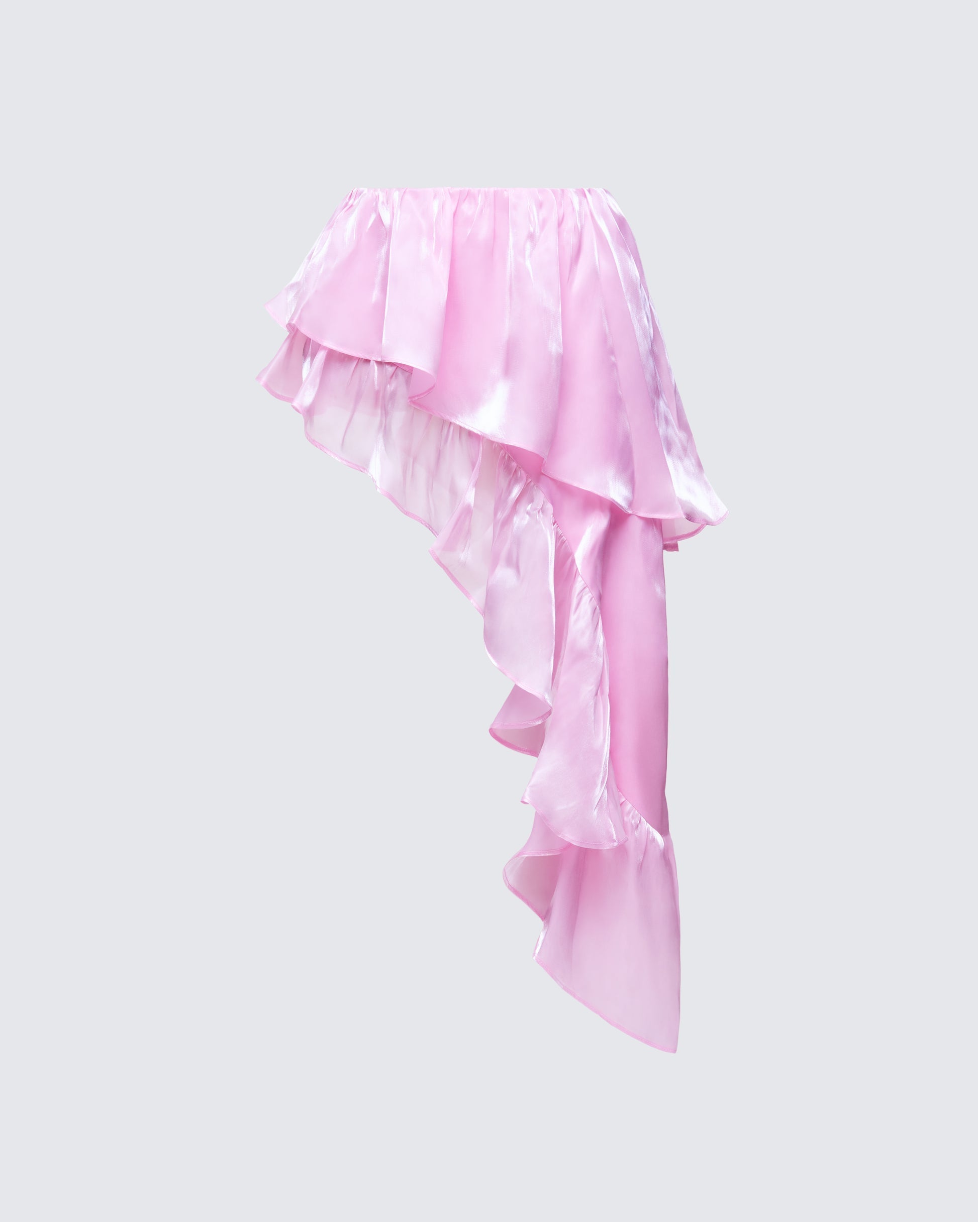 Finesse Skipper Ruffle Asymmetrical Skirt