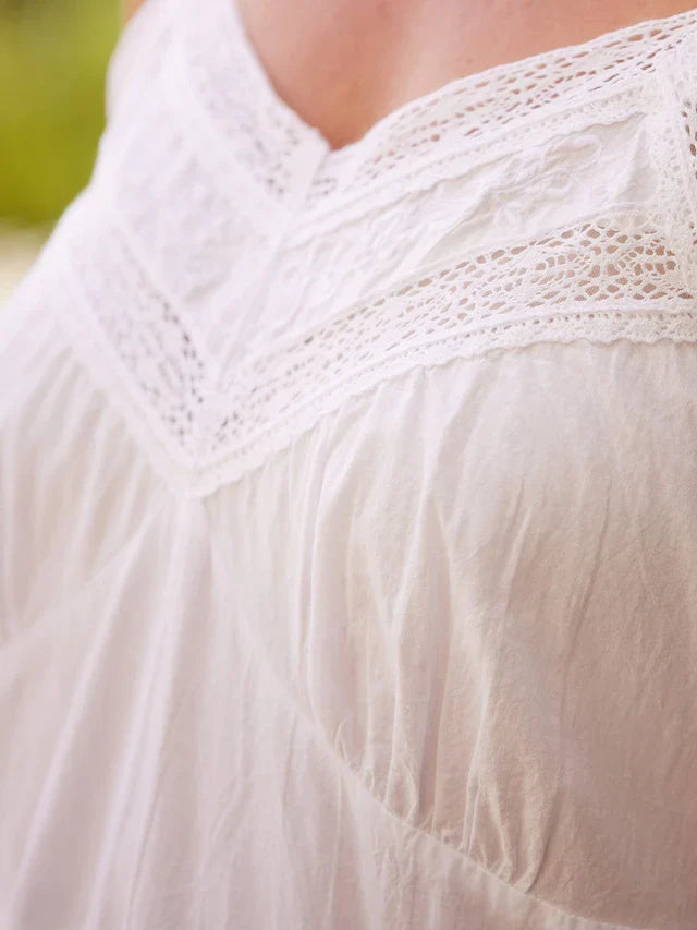 April Cornell Valerie Slip - White