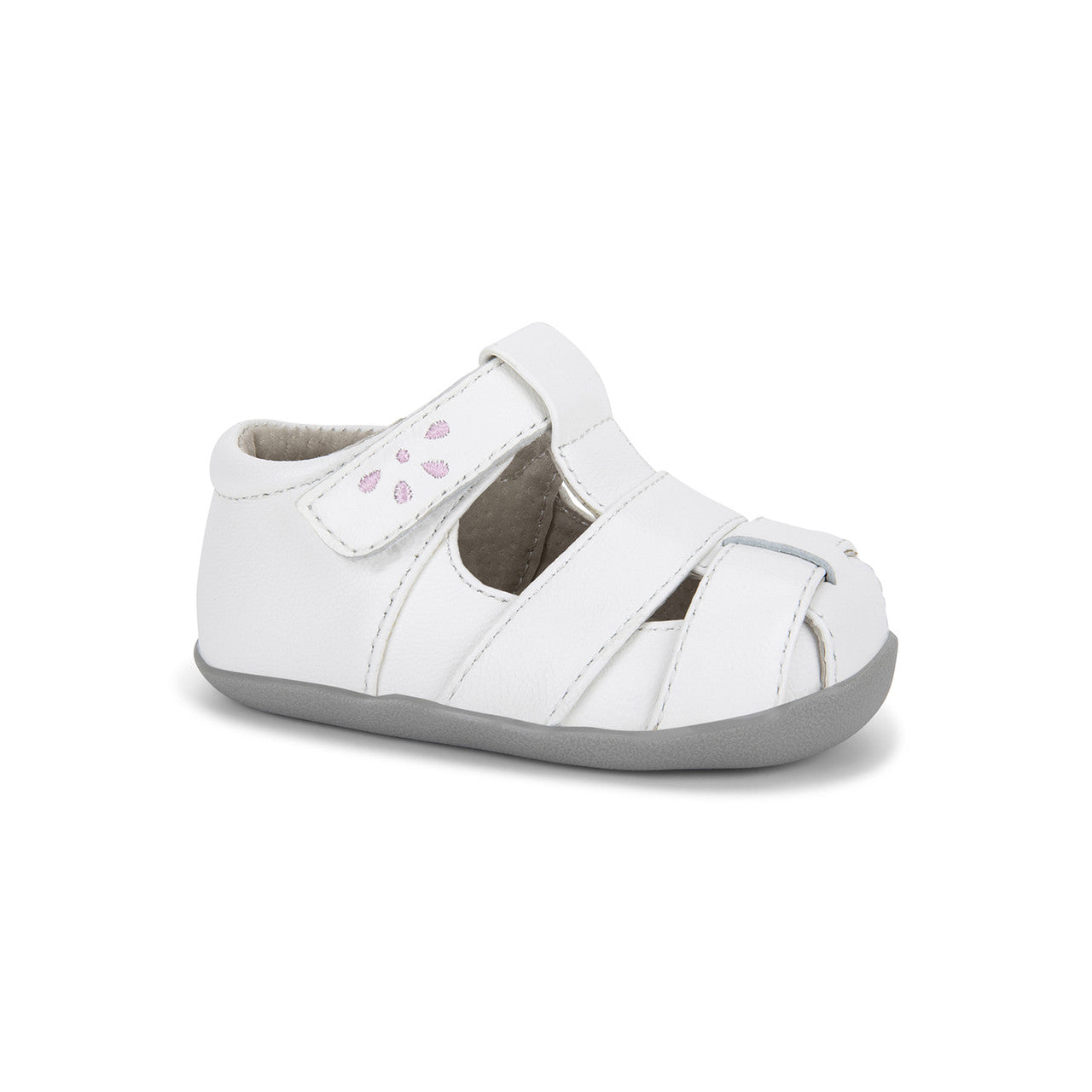 See Kai Run girls Brook (First Walker) White/Pink