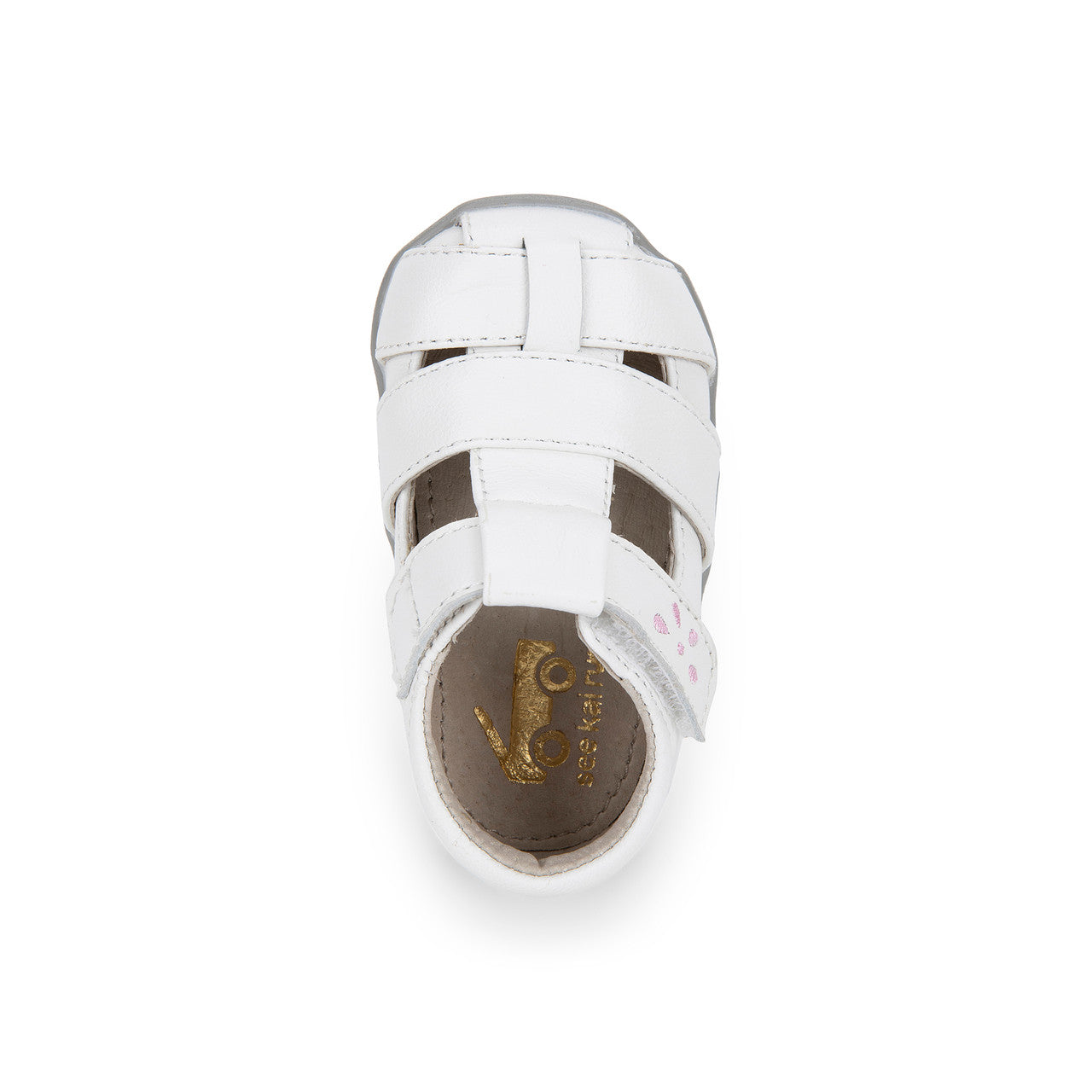 See Kai Run girls Brook (First Walker) White/Pink