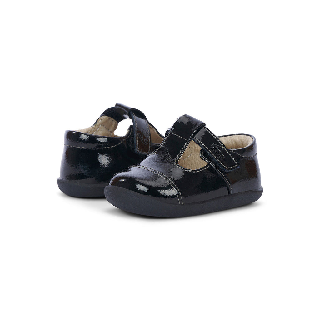 See Kai Run girls Bianca Mini (First Walker) Black Patent
