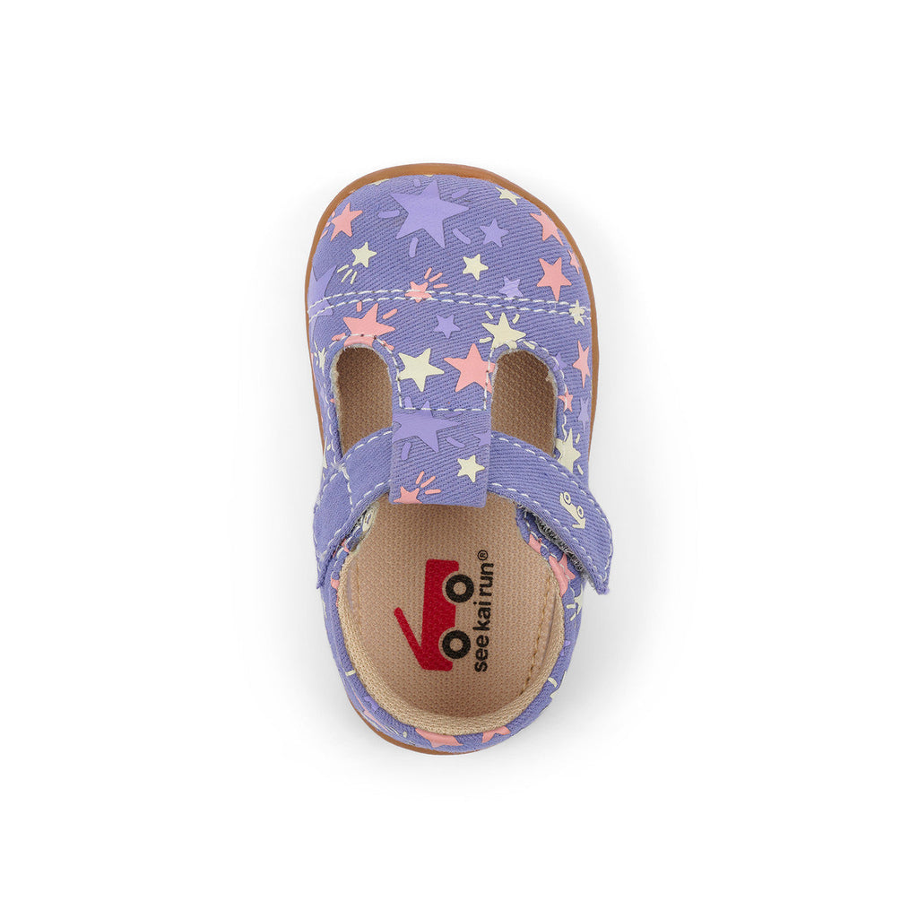 See Kai Run girls Bianca Mini Purple/Stars