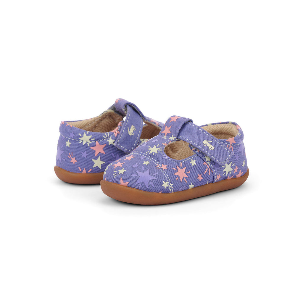See Kai Run girls Bianca Mini Purple/Stars