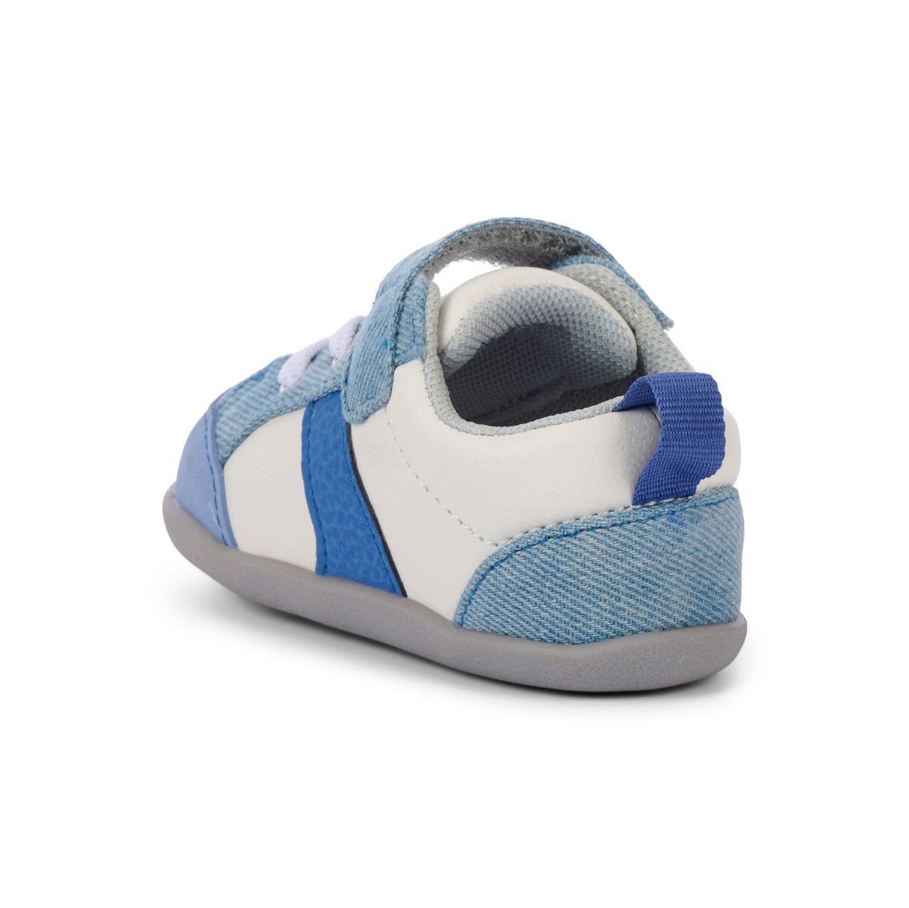See Kai Run boys Connor Mini White/Washed Denim