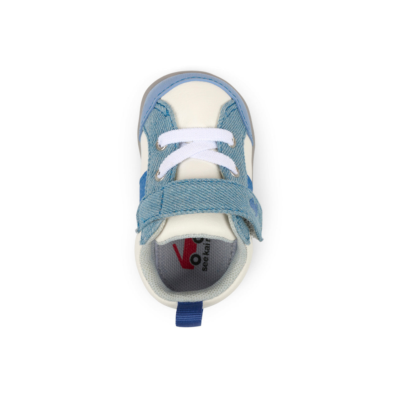 See Kai Run boys Connor Mini White/Washed Denim