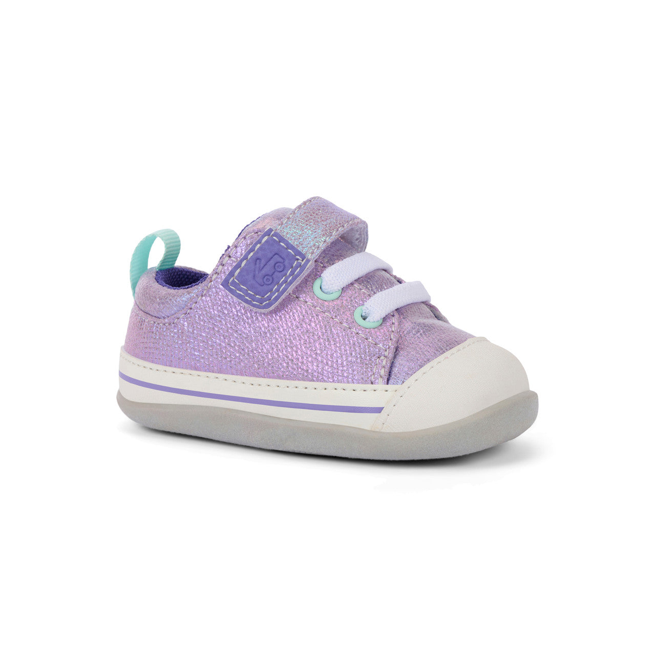 See Kai Run girls Stevie Mini Purple Metallic