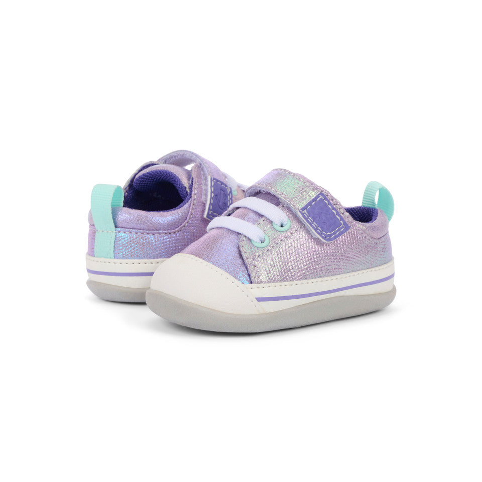 See Kai Run girls Stevie Mini Purple Metallic