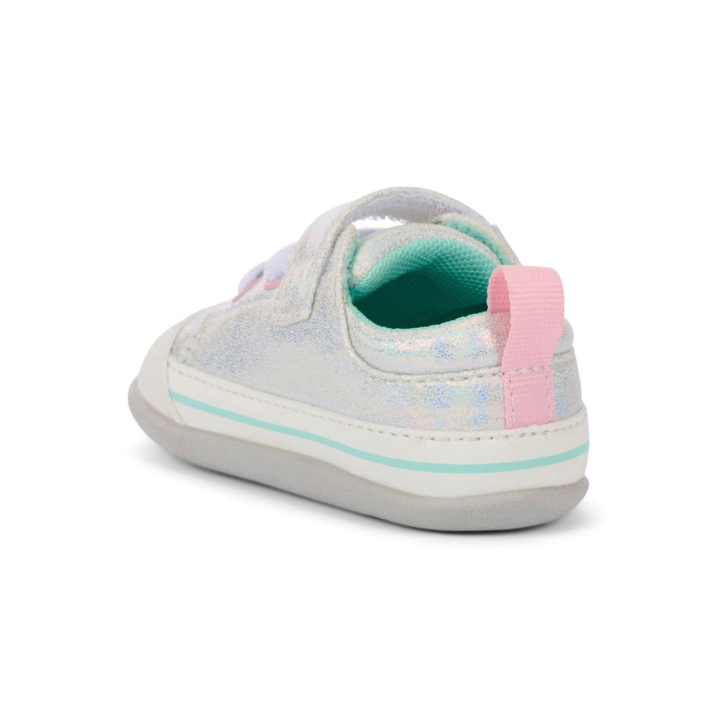 See Kai Run girls Stevie Mini Silver Metallic