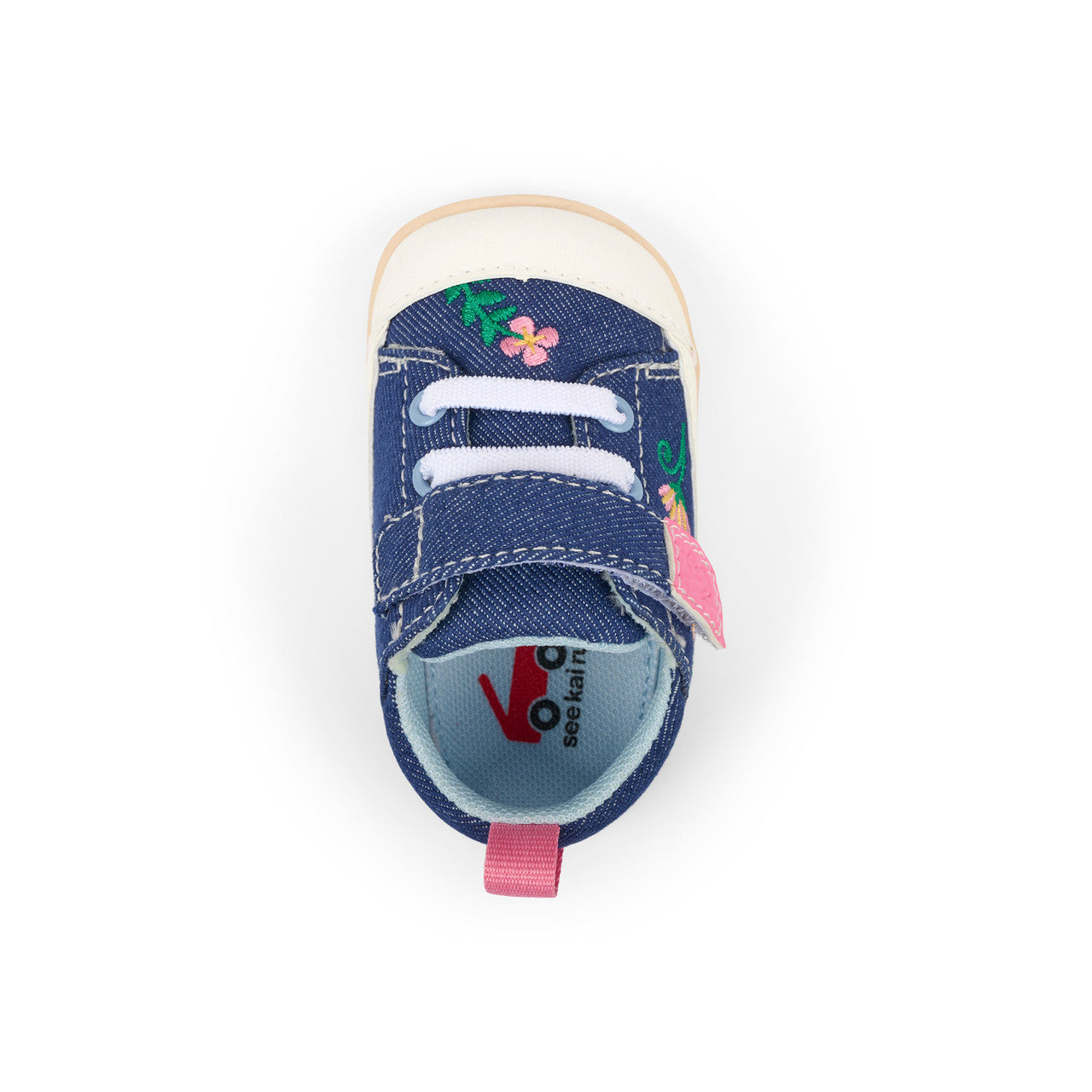 See Kai Run girls Stevie Mini Blue Denim/Garden