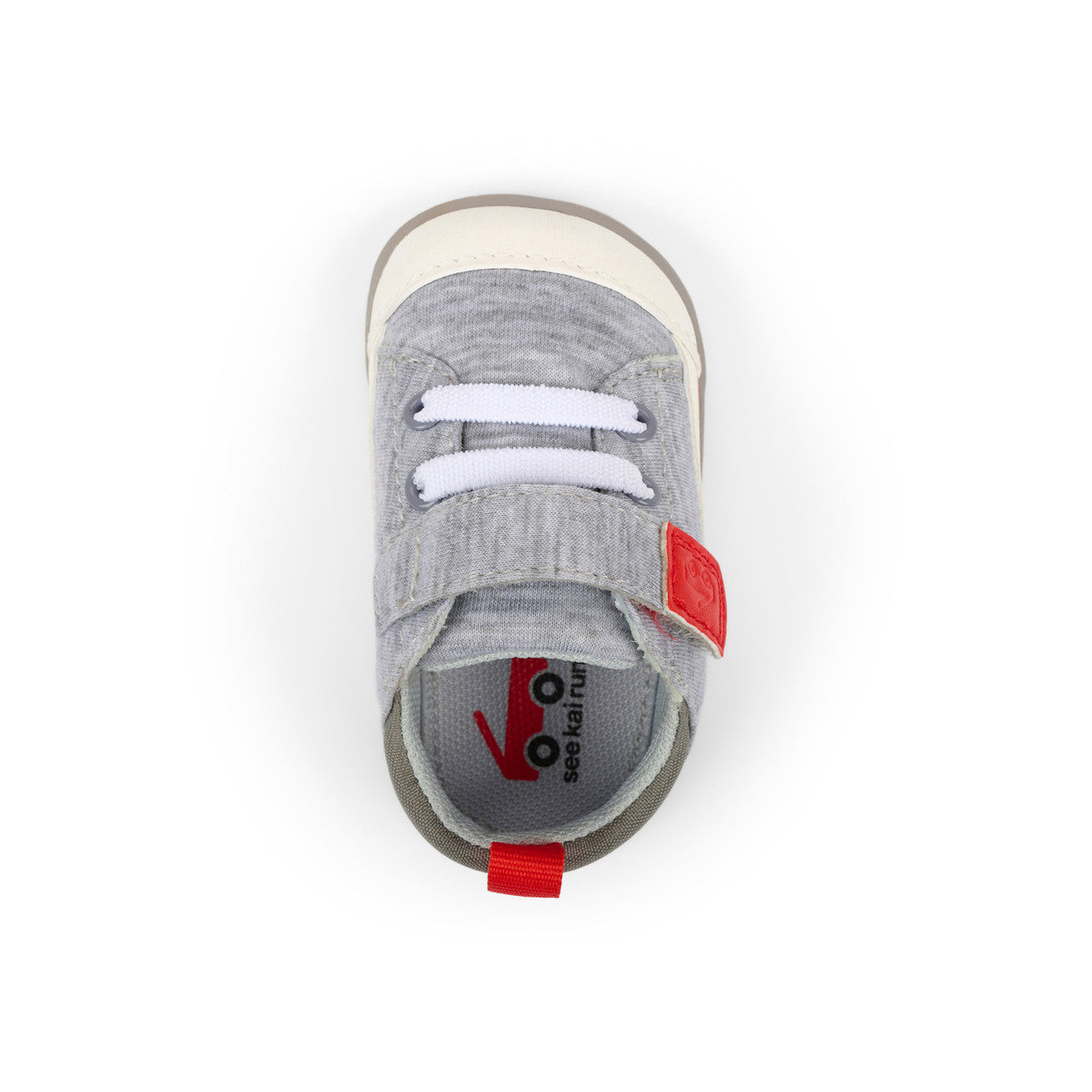 See Kai Run boys Stevie Mini Gray Jersey/Red