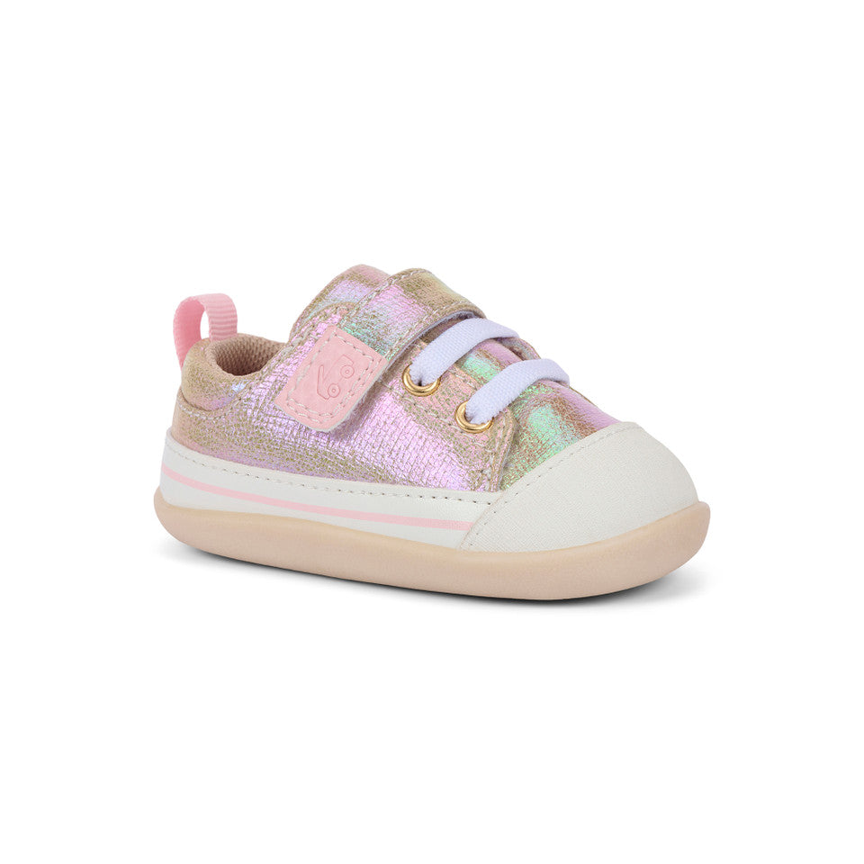 See Kai Run girls Stevie Mini (First Walker) Gold Metallic