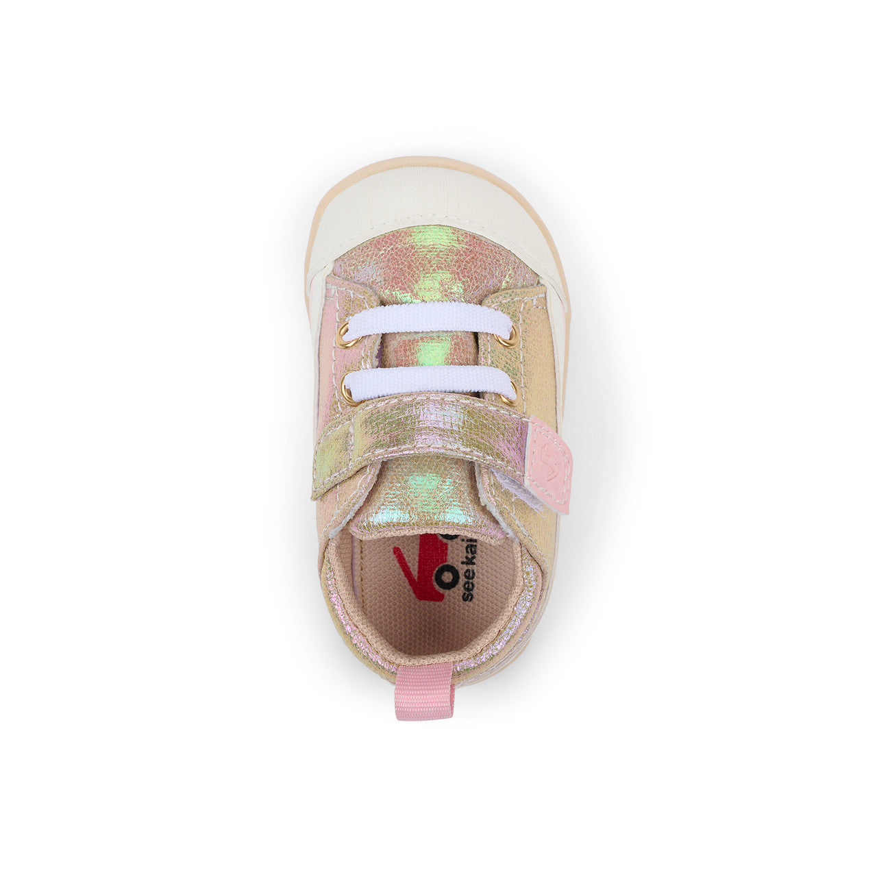 See Kai Run girls Stevie Mini (First Walker) Gold Metallic