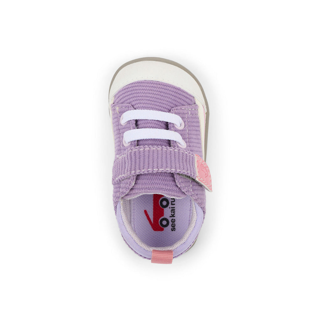 See Kai Run girls Stevie Mini Purple Corduroy