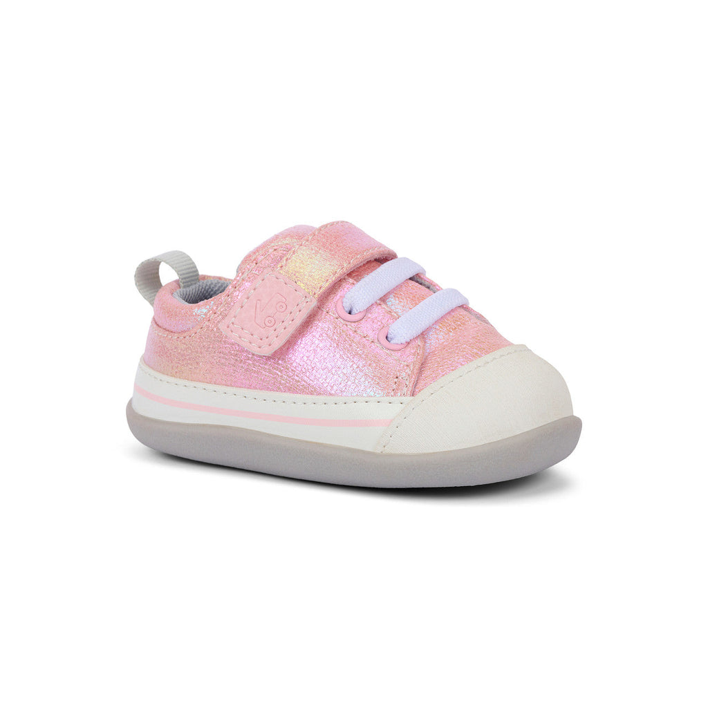 See Kai Run girls Stevie Mini (First Walker) Pink Metallic