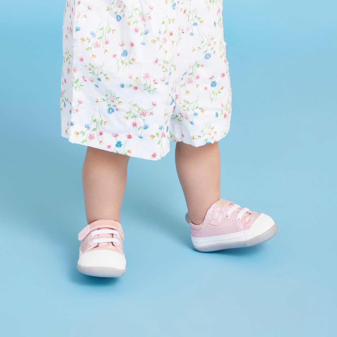 See Kai Run girls Stevie Mini (First Walker) Pink Metallic