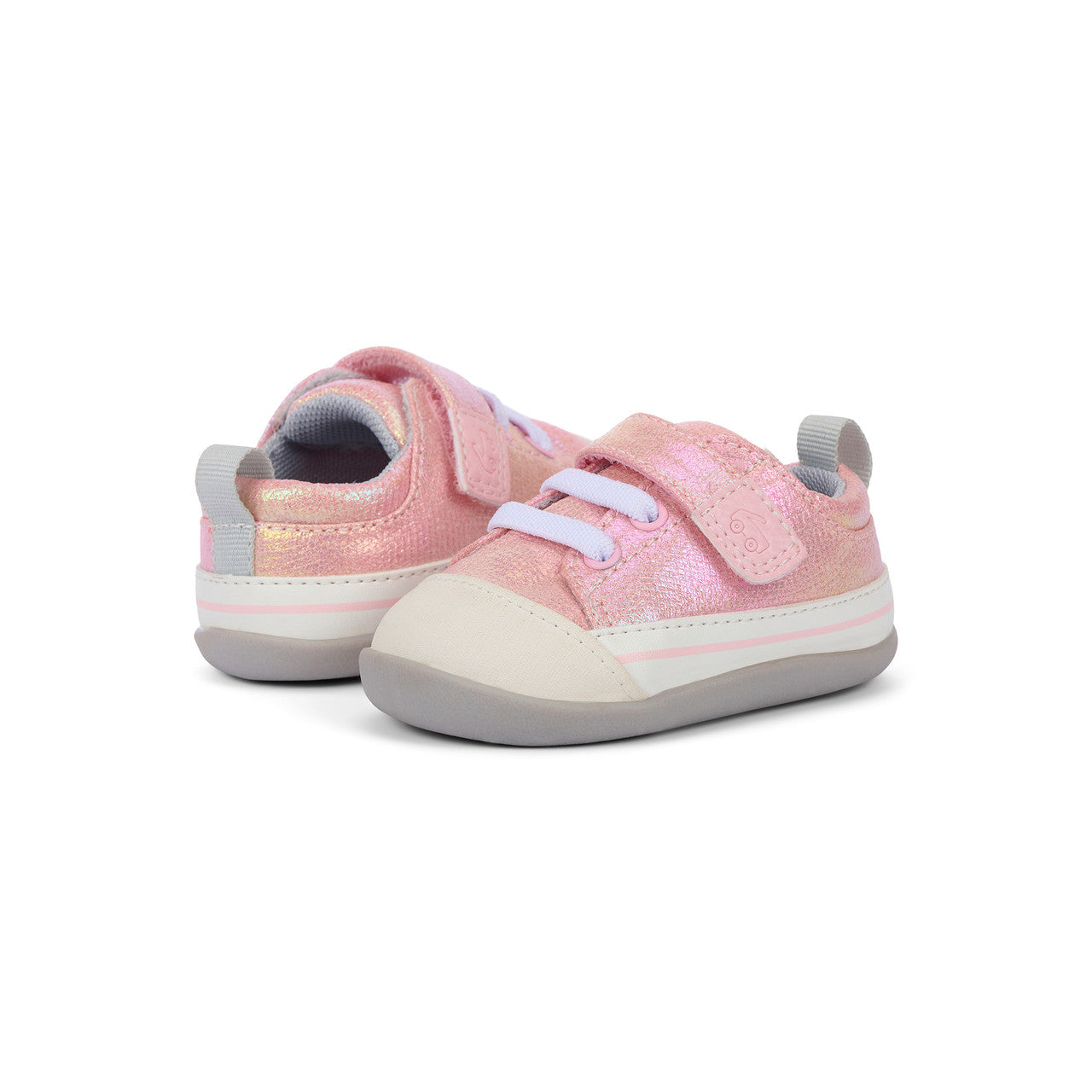 See Kai Run girls Stevie Mini (First Walker) Pink Metallic