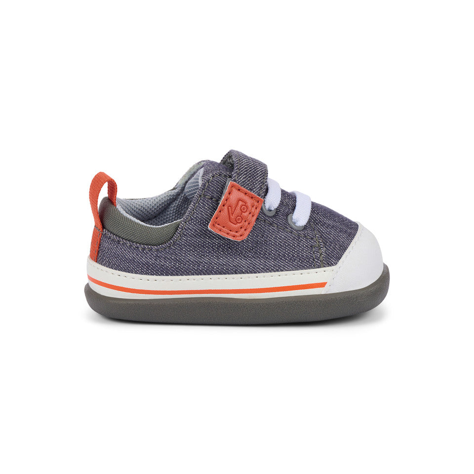 See Kai Run boys Stevie Mini Gray Denim
