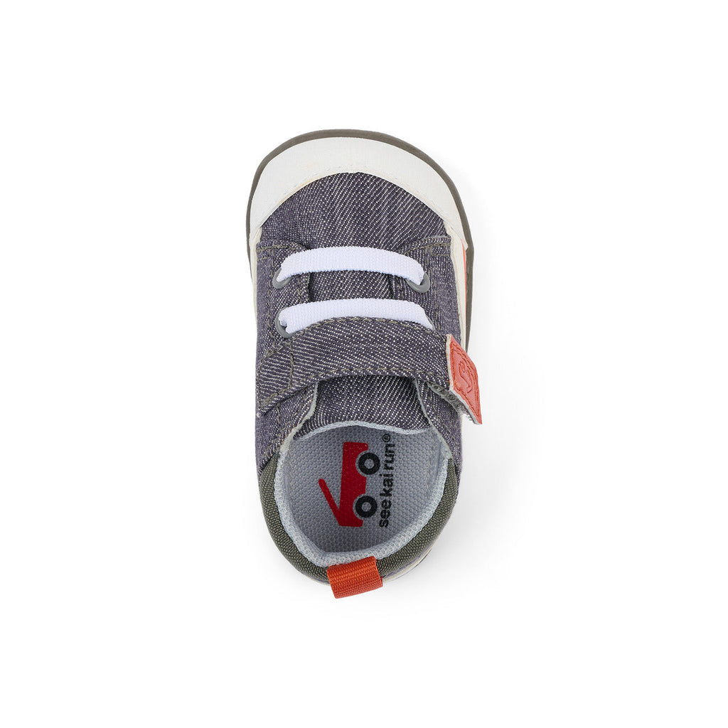 See Kai Run boys Stevie Mini Gray Denim