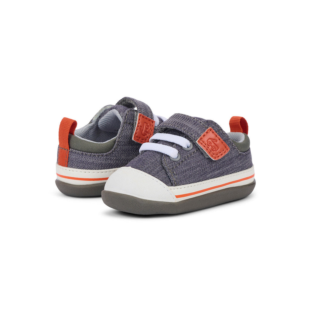 See Kai Run boys Stevie Mini Gray Denim