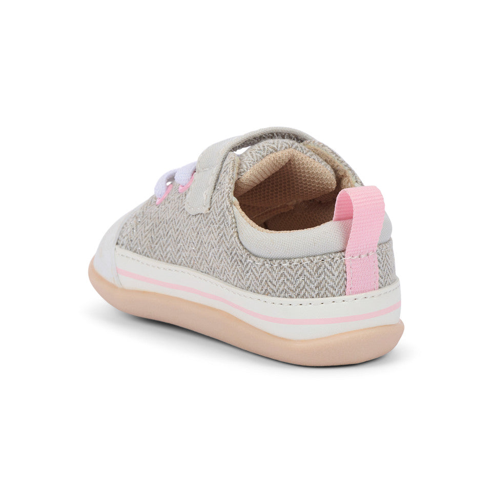 See Kai Run girls Stevie Mini Gray Herringbone