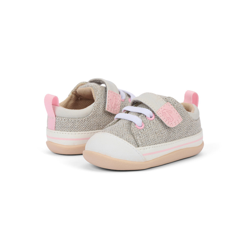 See Kai Run girls Stevie Mini Gray Herringbone