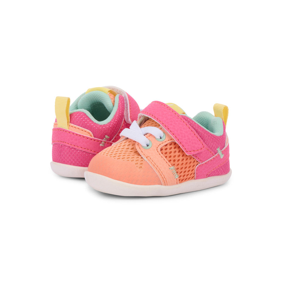 See Kai Run girls Viento Mini Peach/Hot Pink