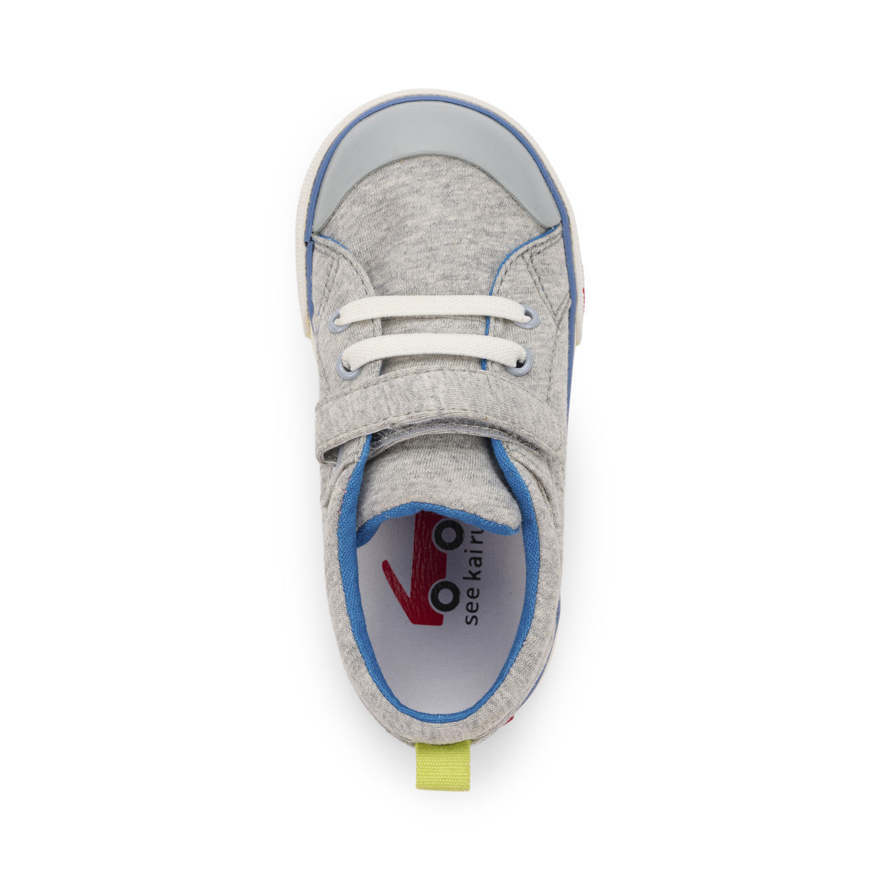 See Kai Run boys Tanner Gray Jersey/Lime
