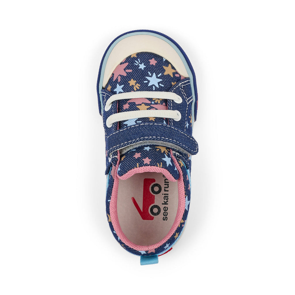 See Kai Run girls Kristin Navy Denim/Stars