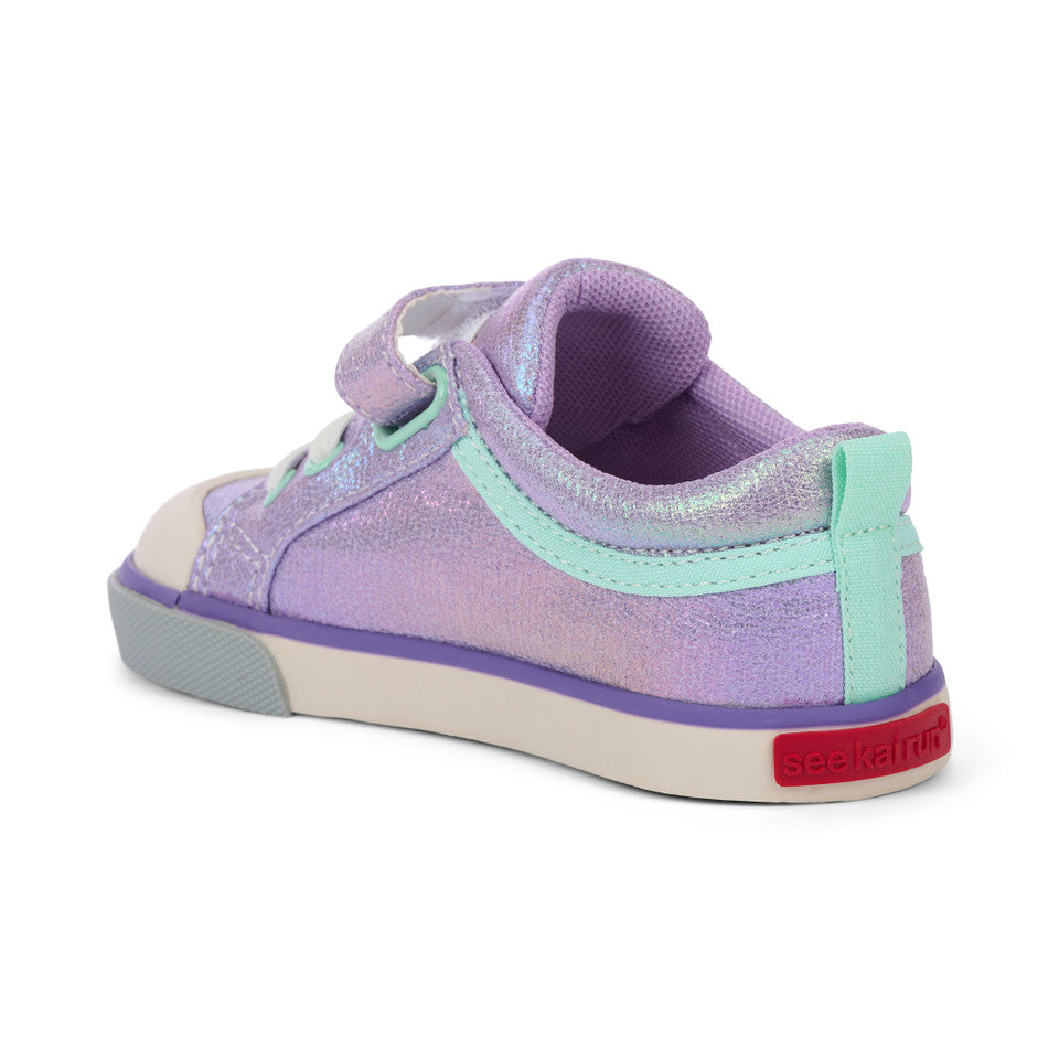 See Kai Run girls Kristin Purple Metallic