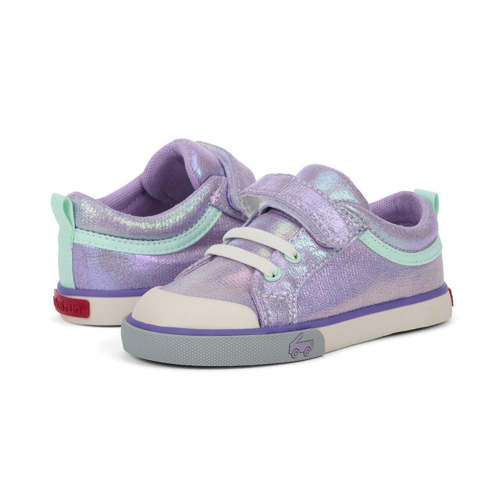 See Kai Run girls Kristin Purple Metallic