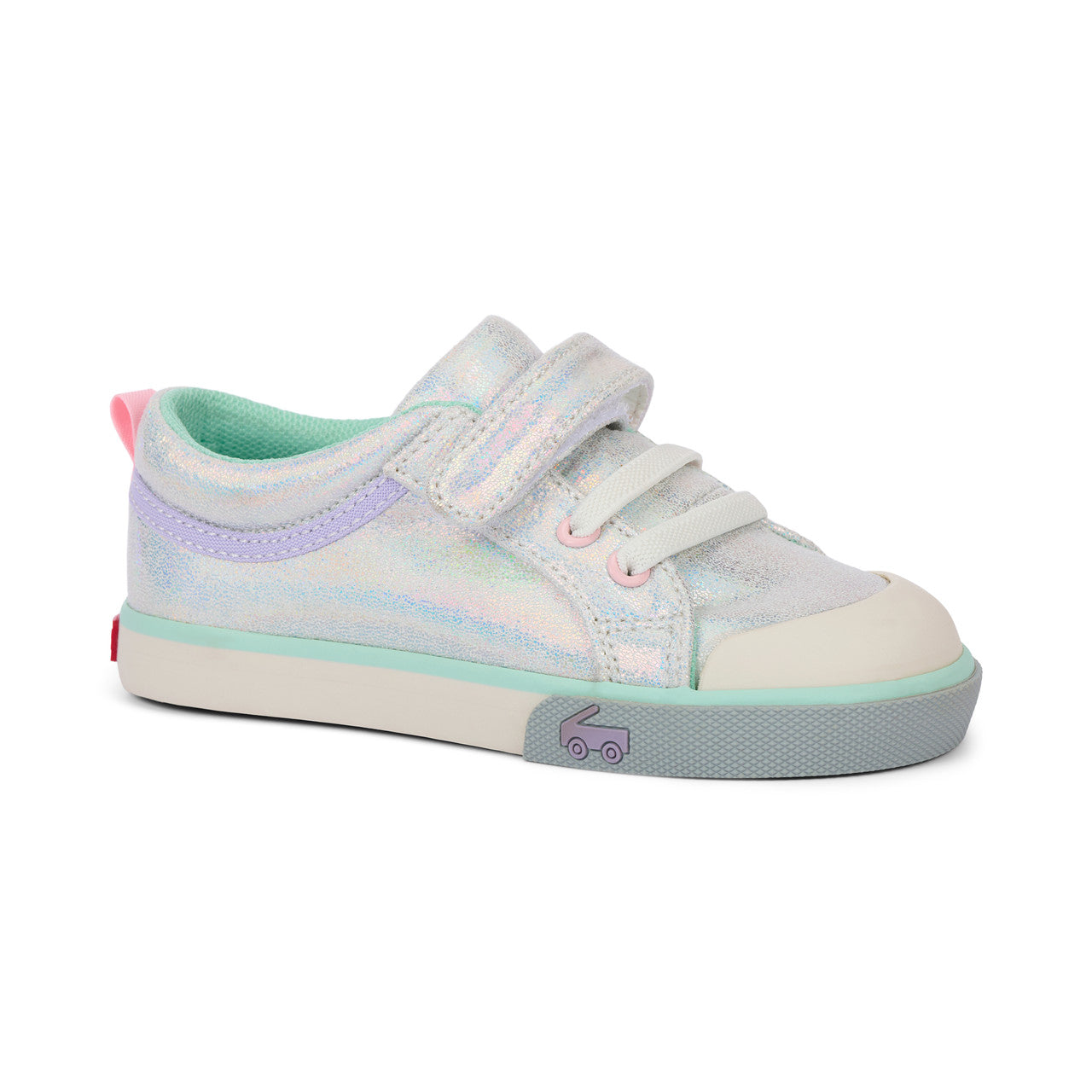 See Kai Run girls Kristin Silver Metallic