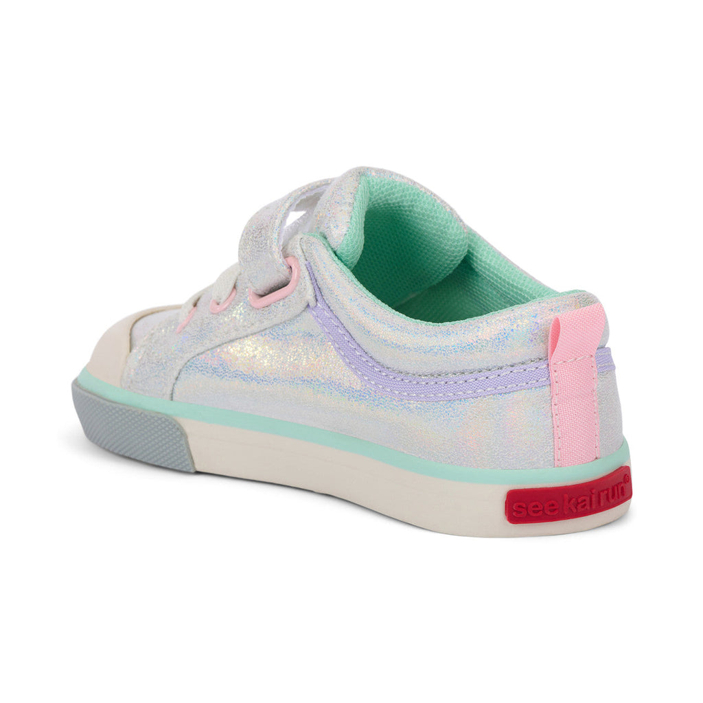 See Kai Run girls Kristin Silver Metallic