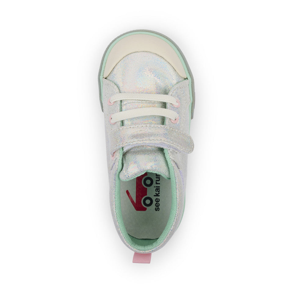 See Kai Run girls Kristin Silver Metallic